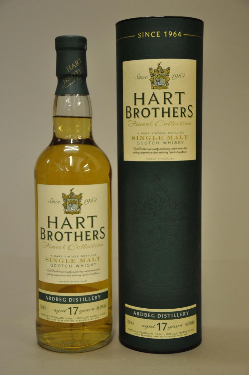 Ardbeg 1991-2008 - 17 Year Old - Hart Brothers - Finest collection