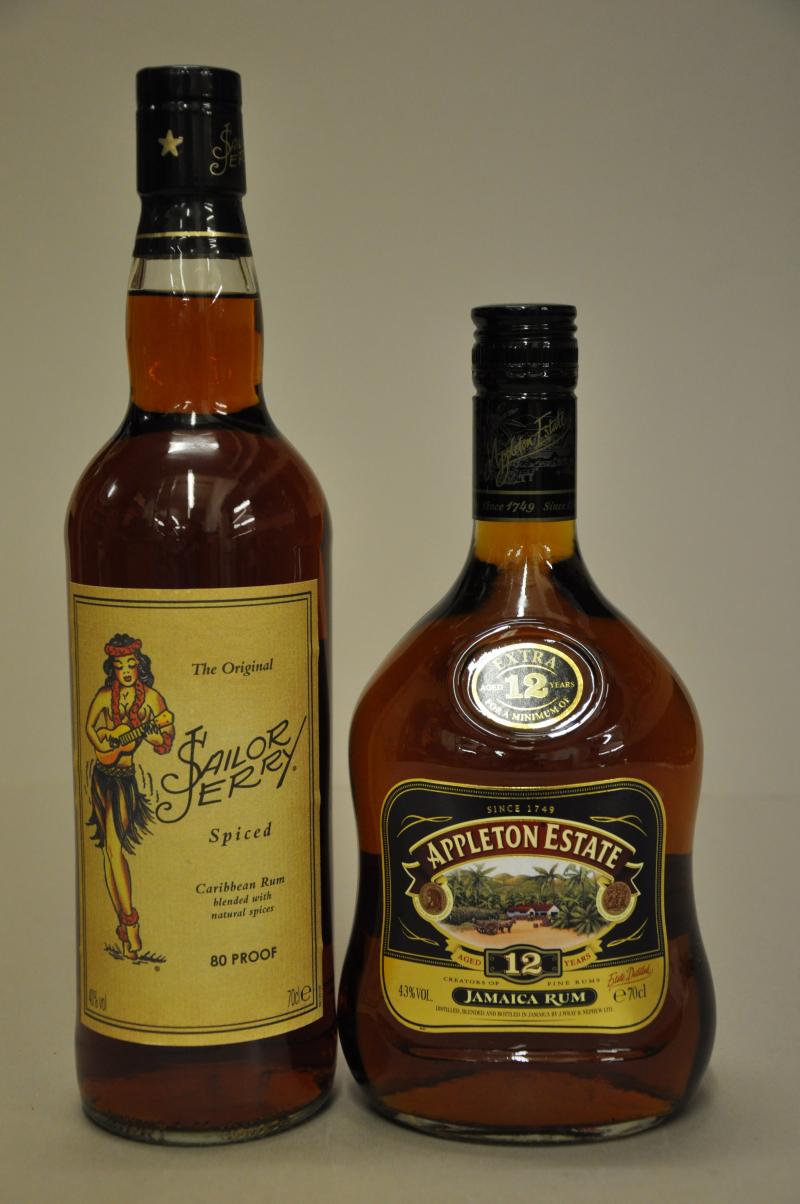 Sailor Jerry Caribbean Rum & Appleton Estate Jamaica Rum