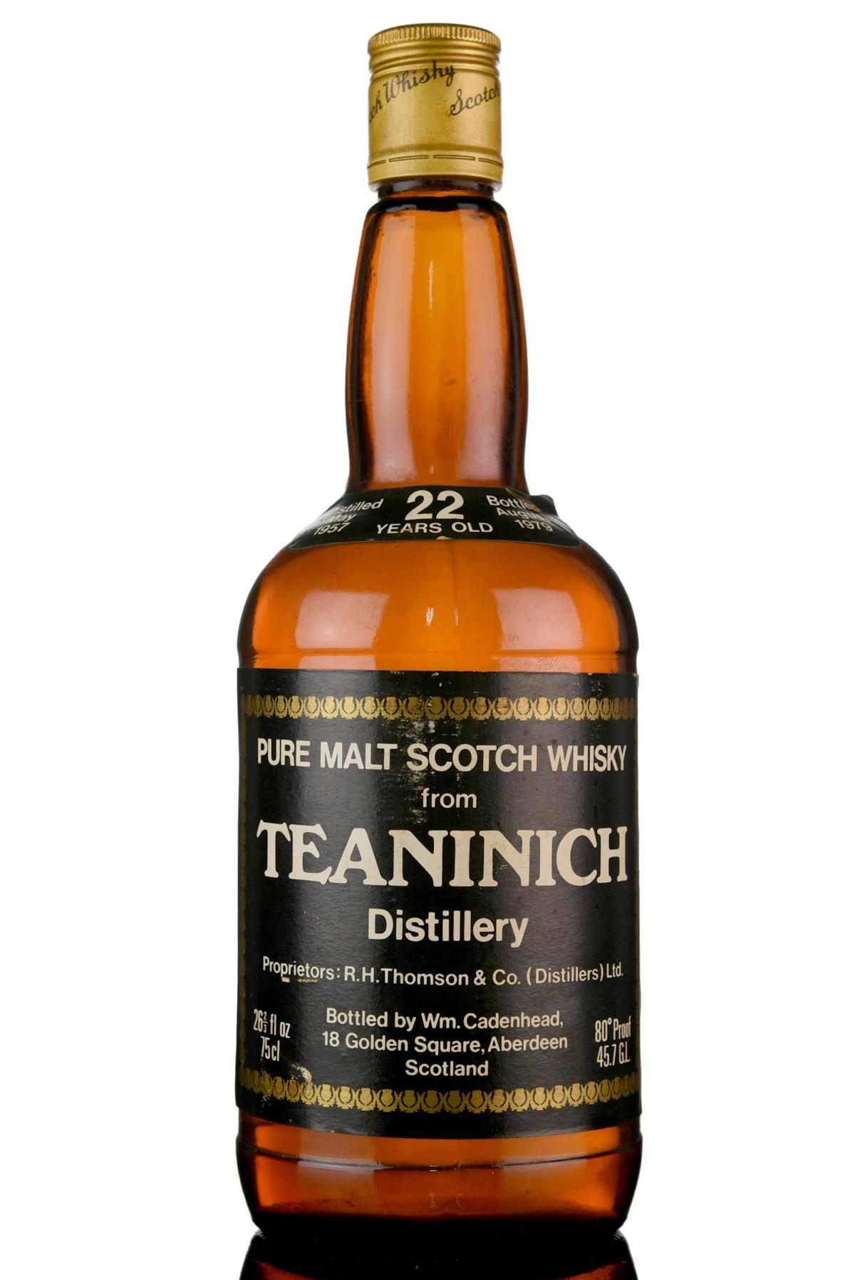 Teaninich 1957-1979 - 22 Year Old - Cadenhead Dumpy