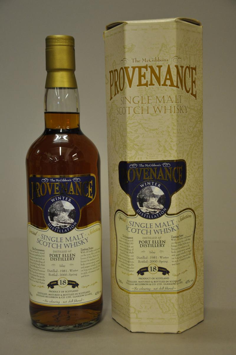 Port Ellen 1981-2000 - 18 Year Old - Douglas McGibbon - Provenance