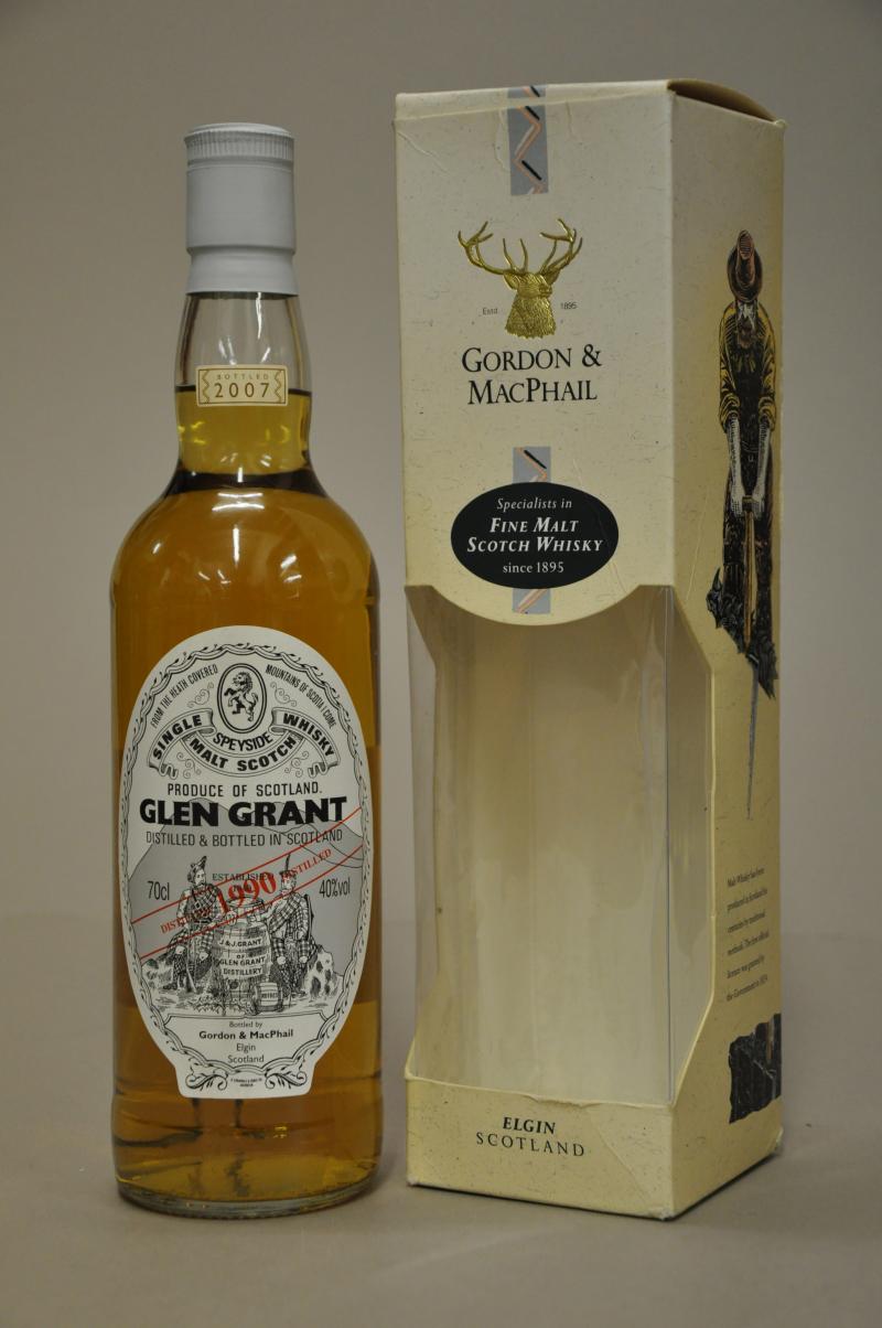Glen Grant 1990 - Gordon & MacPhail Bottling