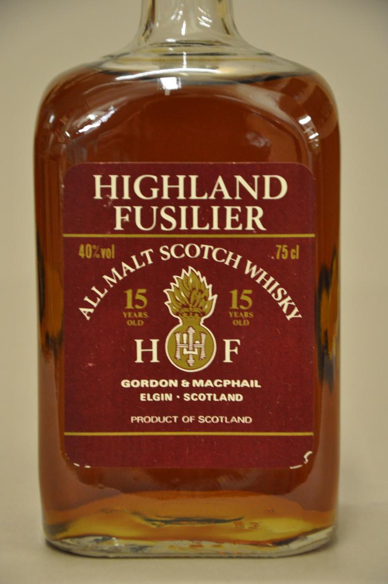Highland Fusilier 15 Year Old