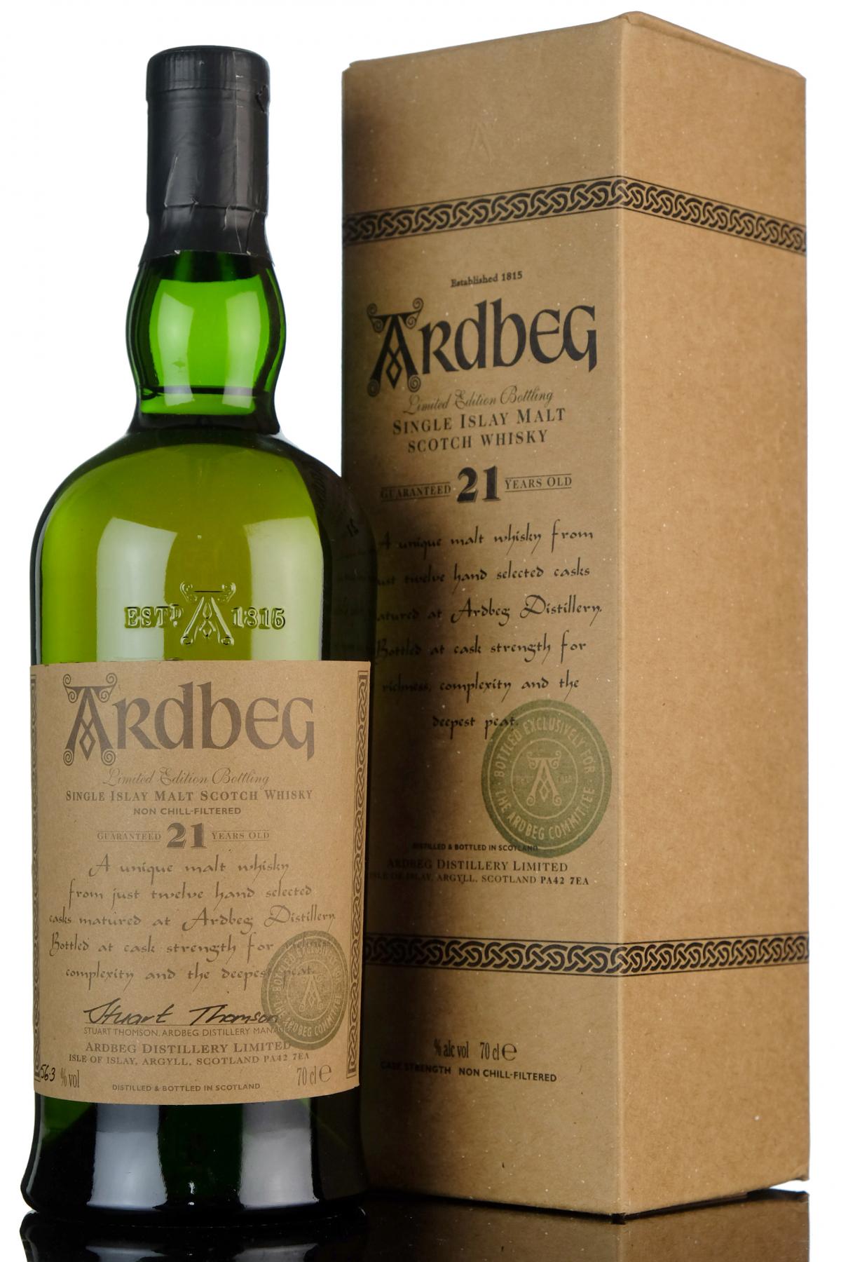 Ardbeg 21 Year Old - Committee Release