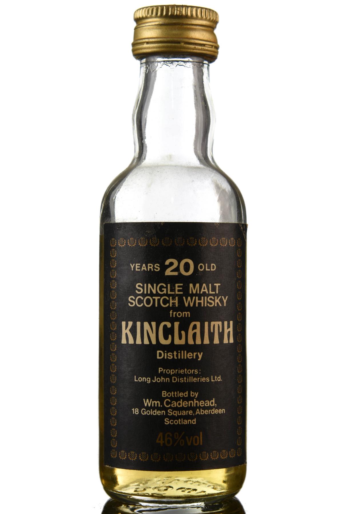 Kinclaith 20 Year Old - Cadenhead Miniature