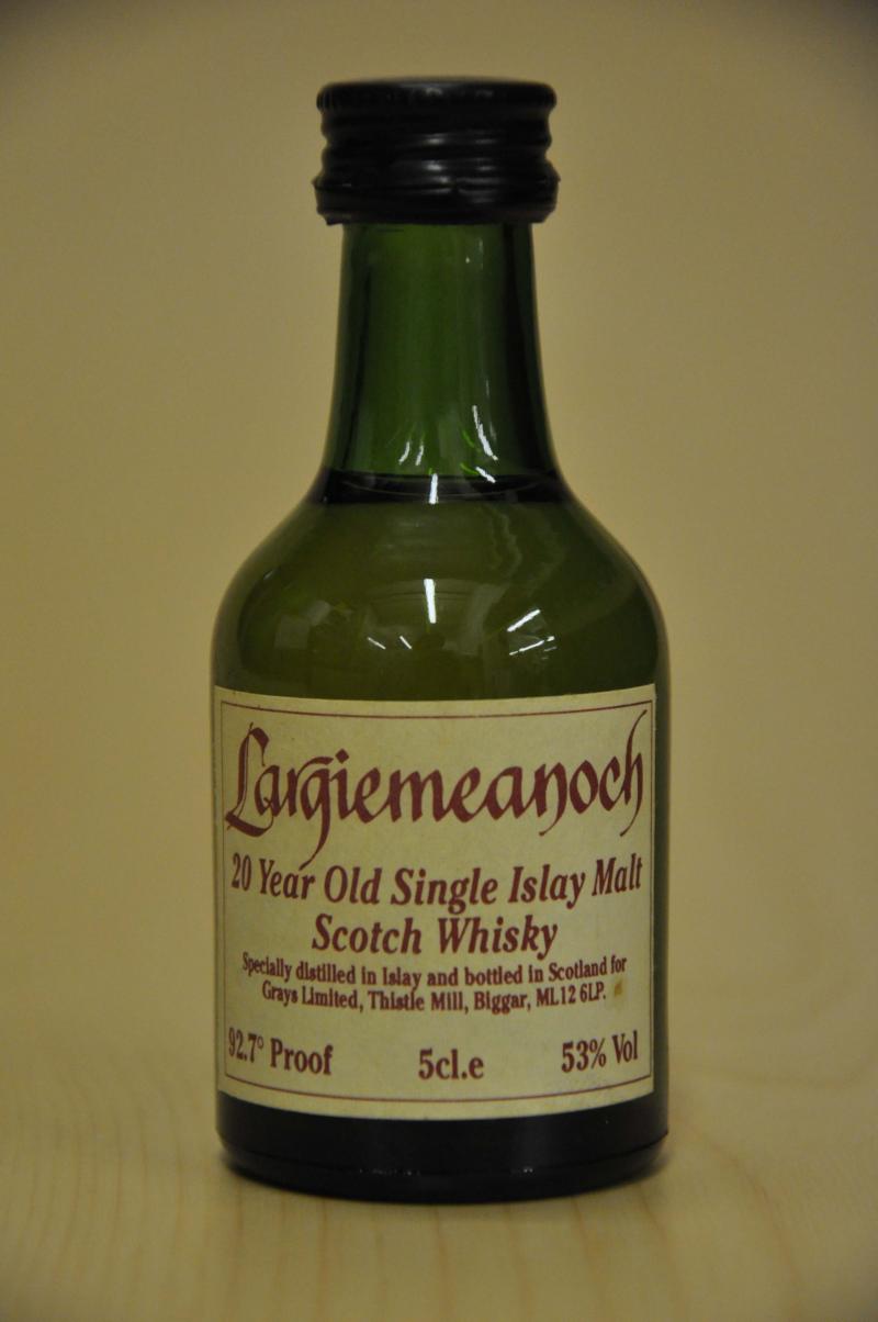Largiemeanoch (Bowmore) 20 Year Old - Whisky Connoisseur Miniature