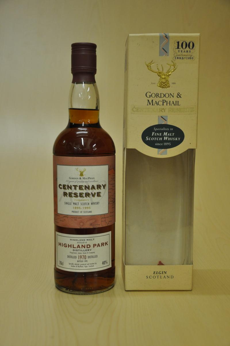 Highland Park 1970-1995 - Centenary Reserve - Gordon & MacPhail