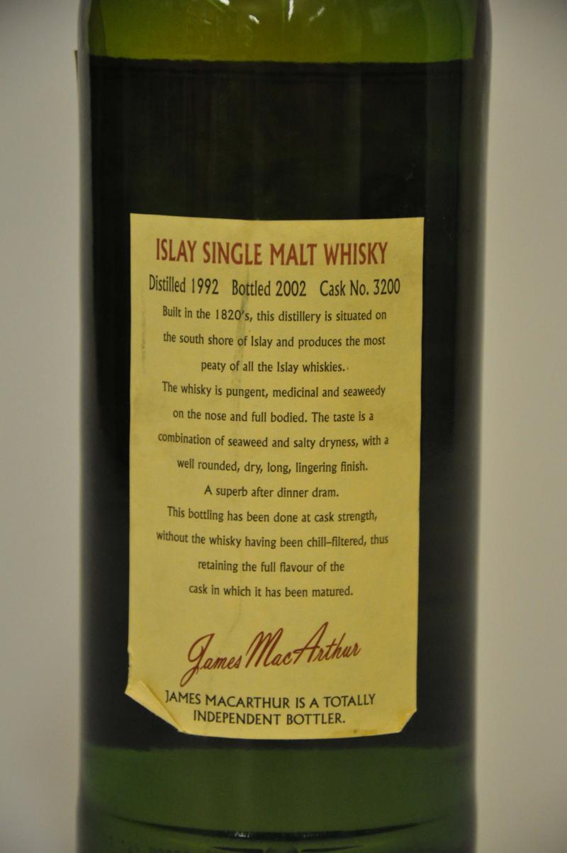 Islay 1992 - James MacArthur\'s