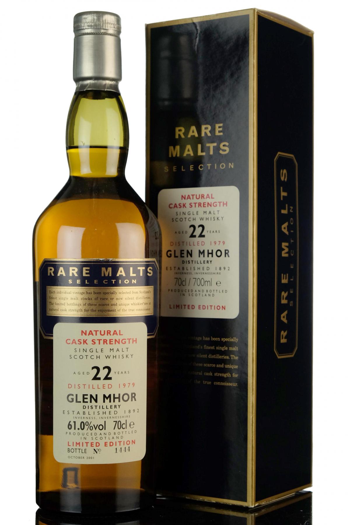 Glen Mhor 1979-2001 - 22 Year Old - Rare Malts 61.0%