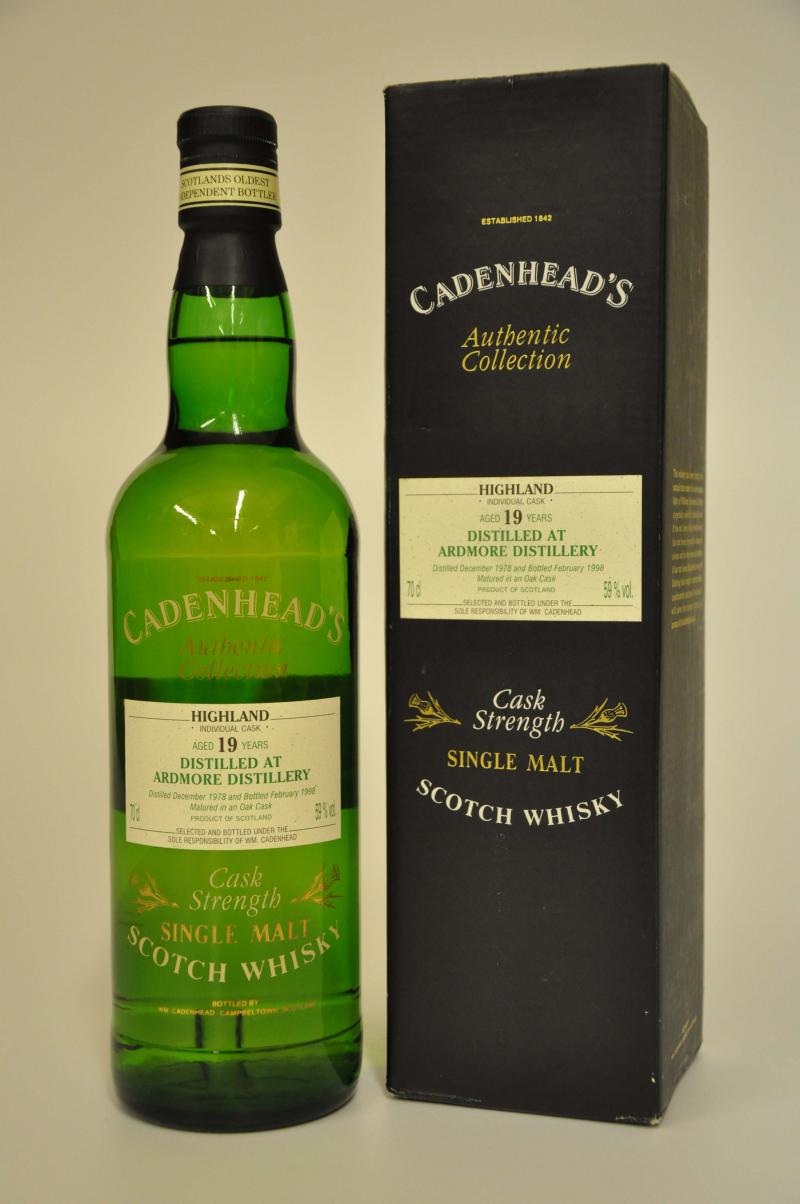 Ardmore 1978-1998 - 19 Year Old - Cadenhead's - Authentic Collection