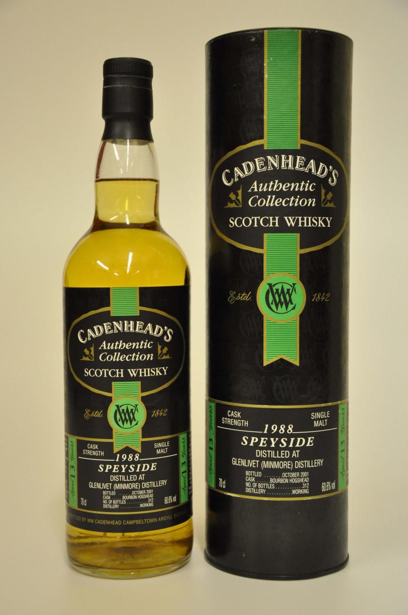 Glenlivet 1988-2001 - 13 Year Old - Cadenheads Authentic Collection