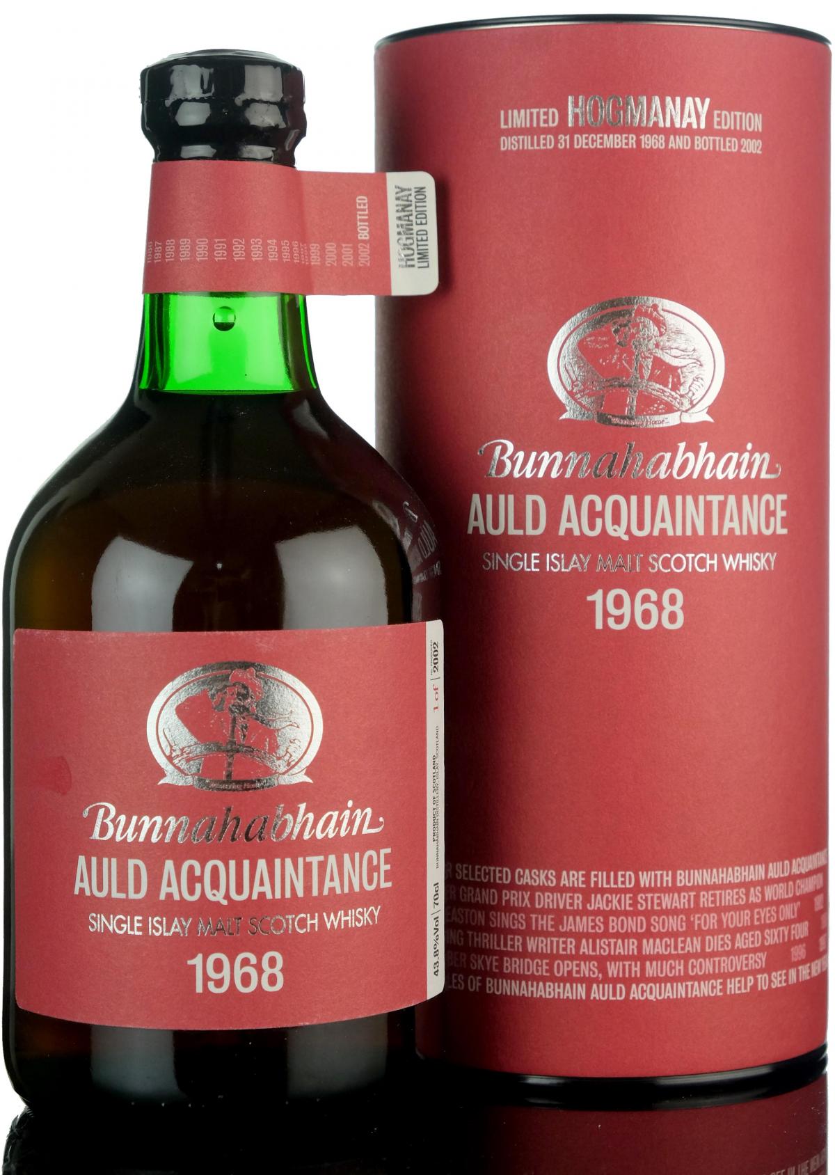 Bunnahabhain 1968-2002 - Auld Acquaintance