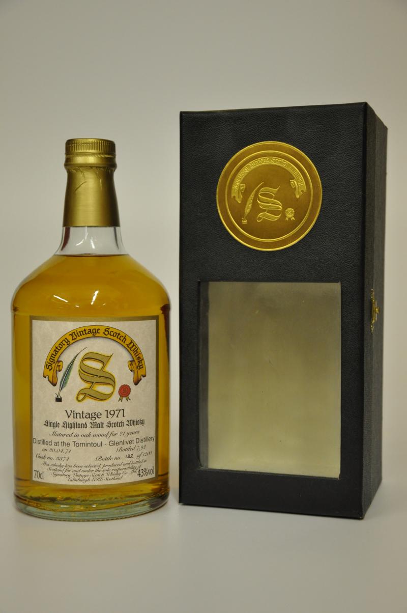 Tomintoul-Glenlivet 1971-1992 - 21 Year Old - Signatory Vintage - Cask 3374