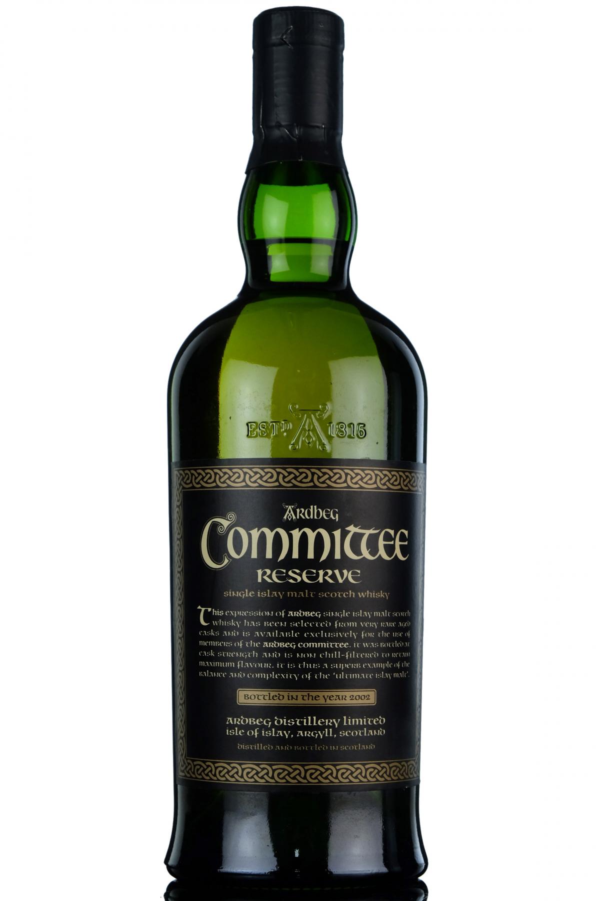 Ardbeg Committee Reserve 2002