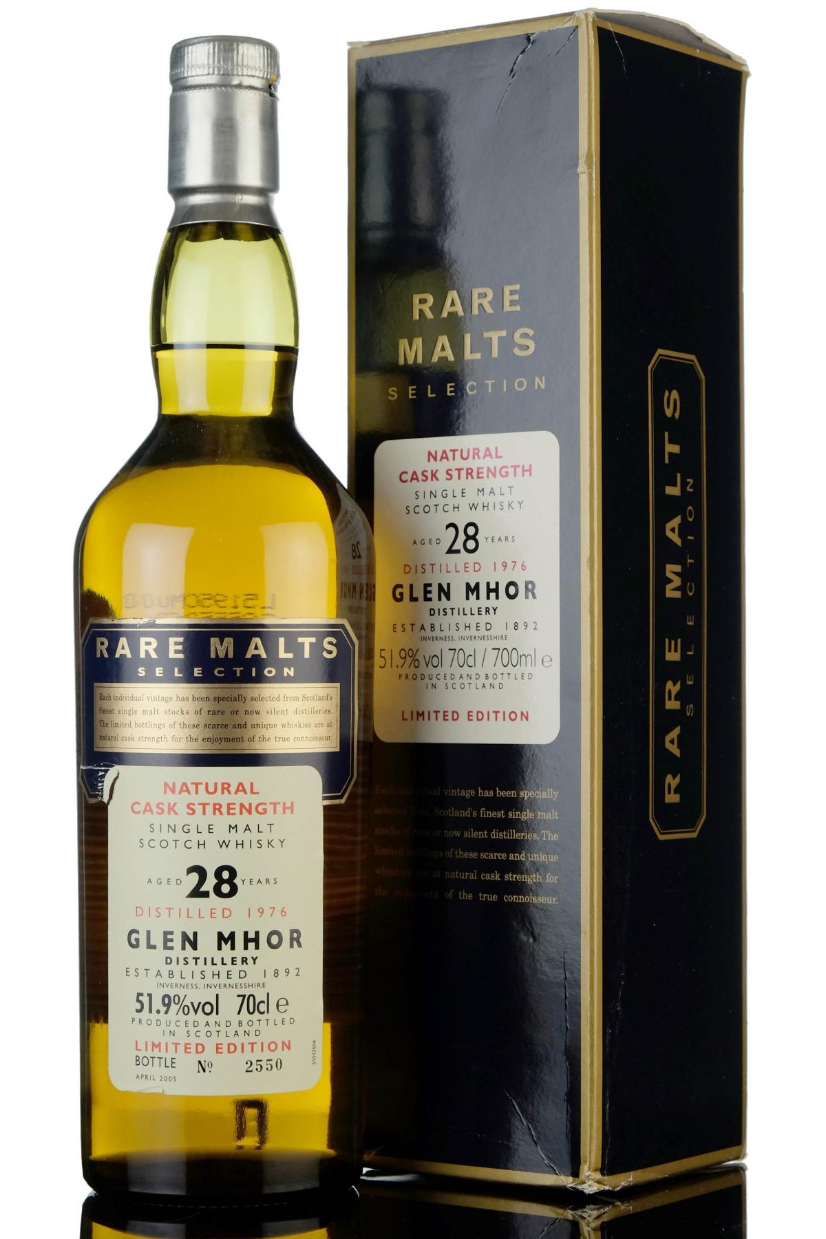 Glen Mhor 1976-2005 - 28 Year Old - Rare Malts 51.9%