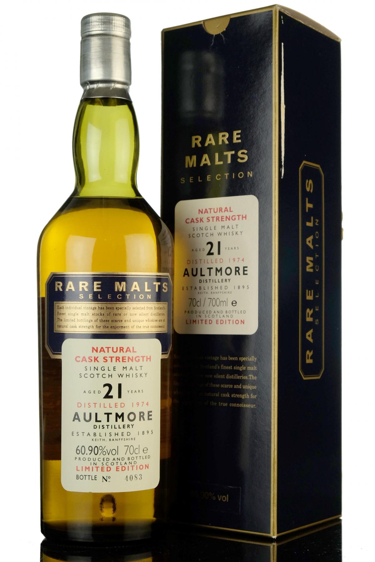 Aultmore 1974 - 21 Year Old - Rare Malts 60.90%