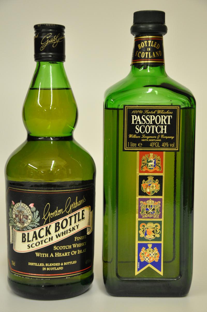 Black Bottle & Passport