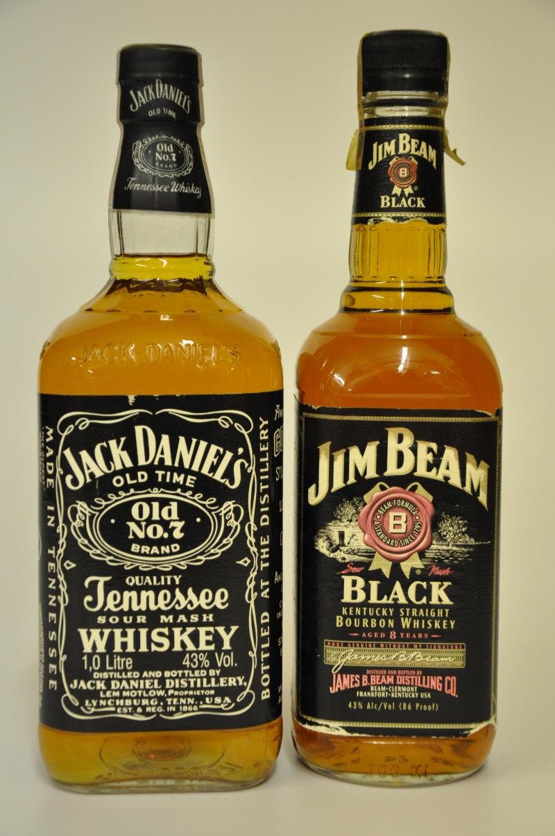 Jack Daniel\'s & Jim Beam Bourbon