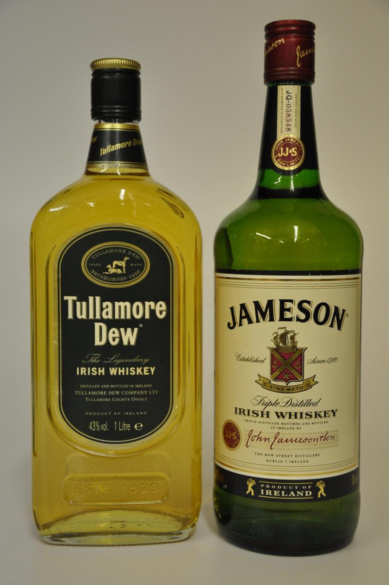 Tullamore Dew & Jameson Irish Whiskey
