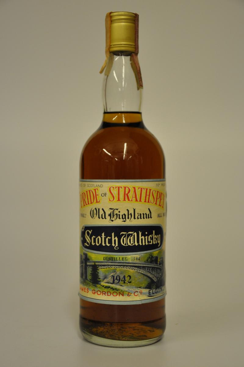 Pride Of Strathspey 1942 - Gordon & MacPhail Bottling