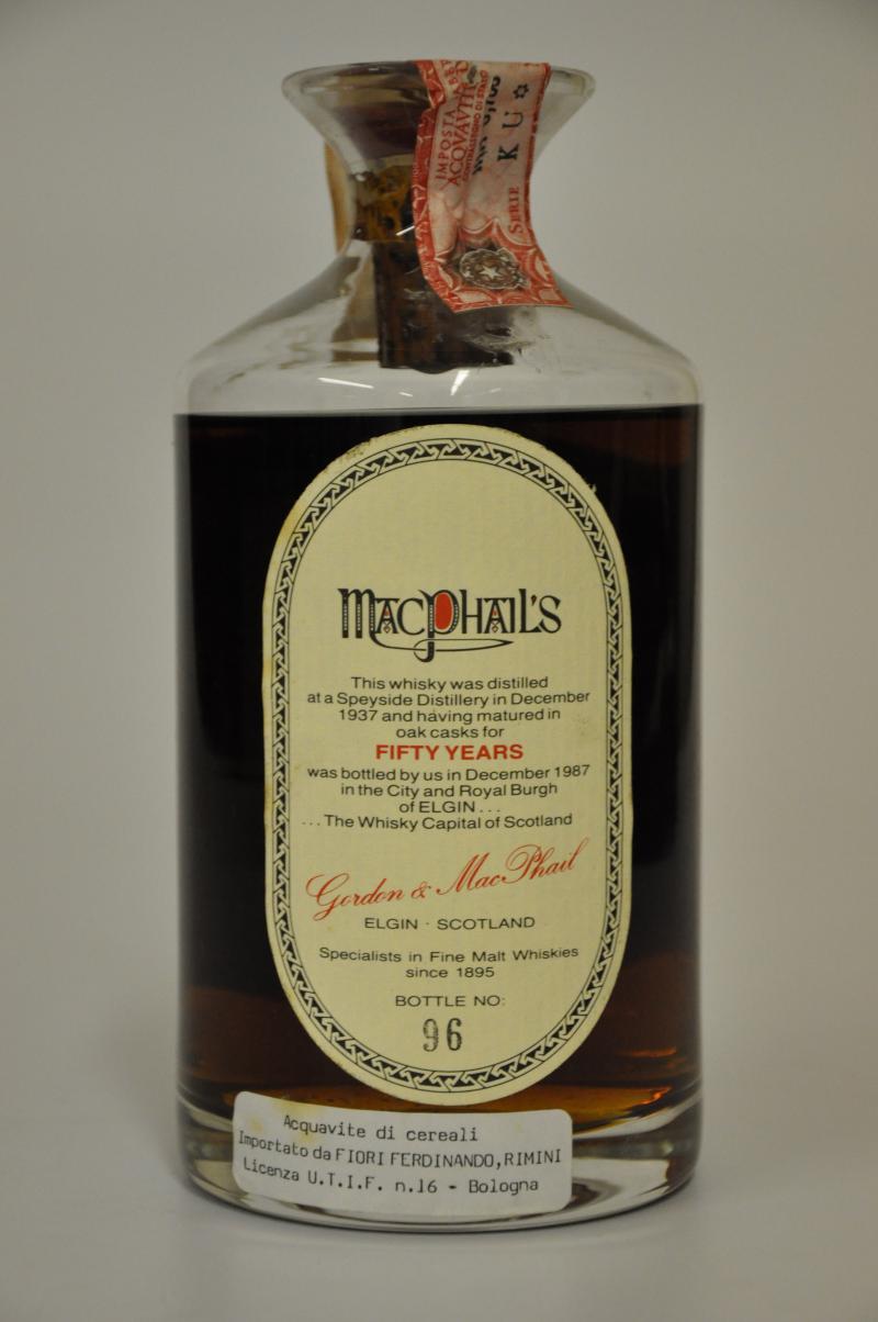MacPhails 1937 - 50 Year Old - Gordon & MacPhail Bottling