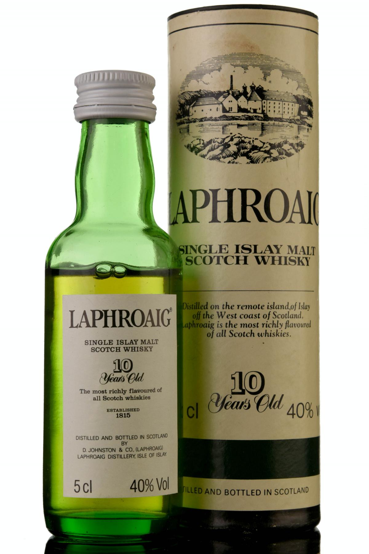 Laphroaig 10 Year Old Miniature