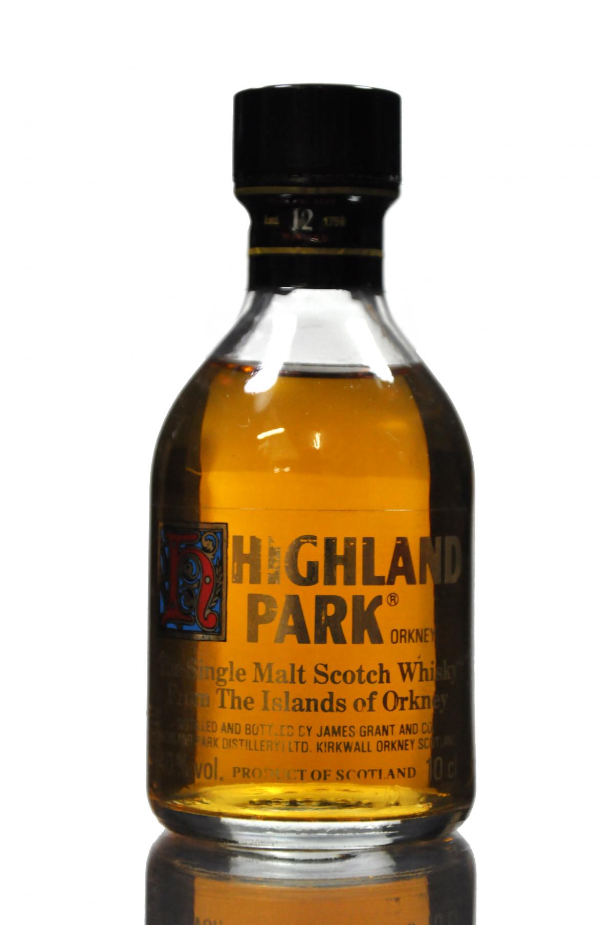 Highland Park 12 Year Old 10cl