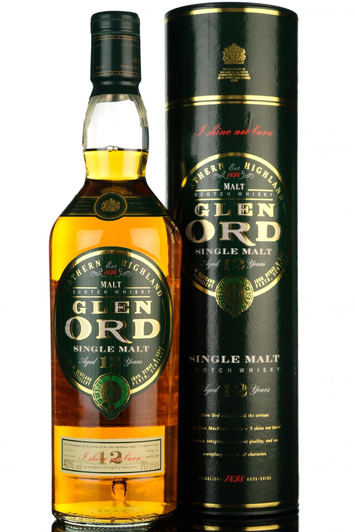 Glen Ord 12 Year Old