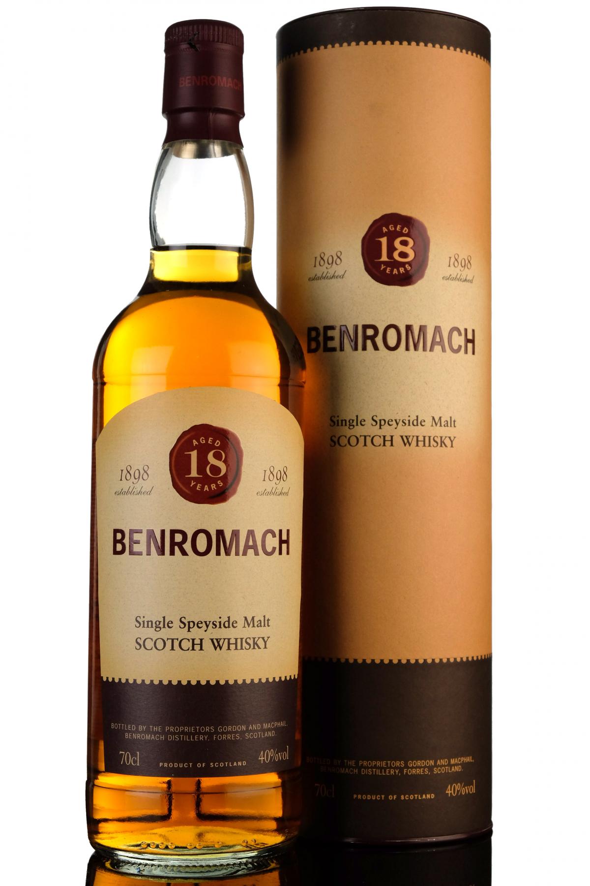 Benromach 18 Year Old