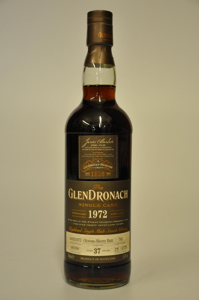 Glendronach 1972-2009 - 37 Year Old - Single Cask 705 - France