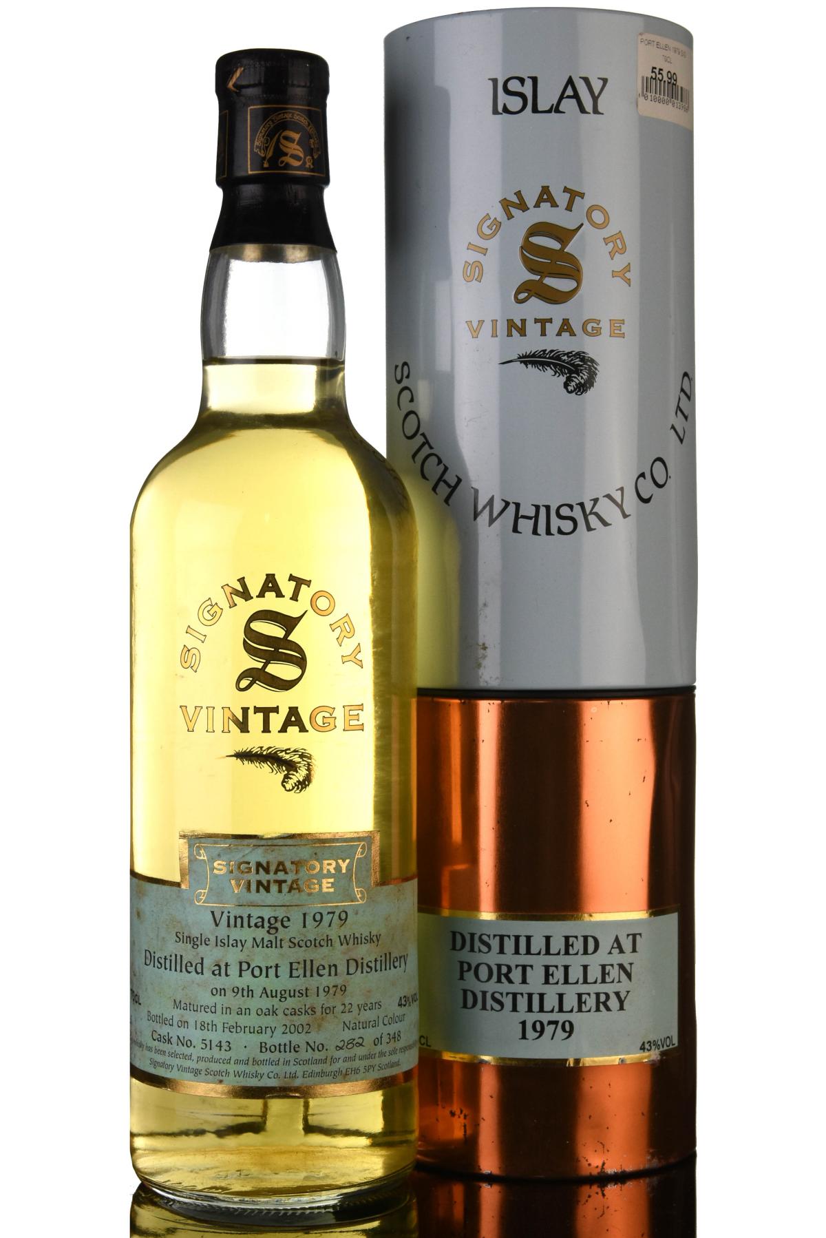 Port Ellen 1979-2002 - 22 Year Old - Signatory Vintage