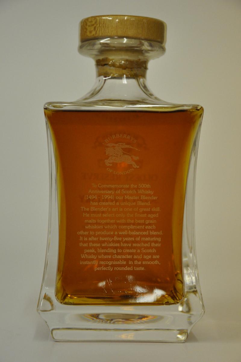 Burberrys 25 Year Old - Oldest Reserve Decanter