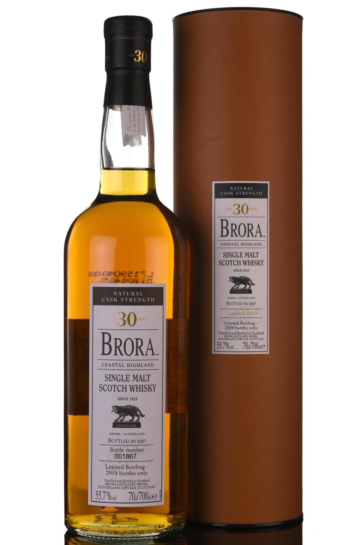 Brora 30 Year Old - Bottled 2007