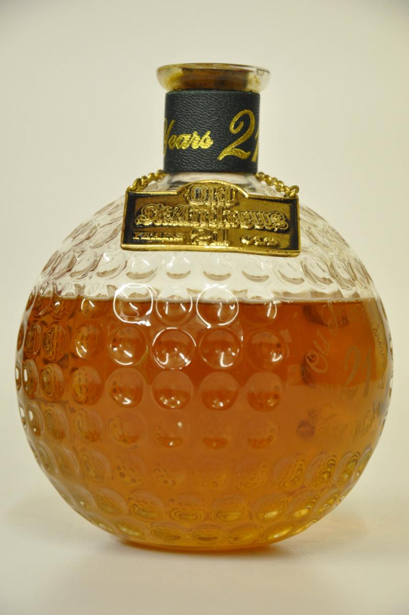 Old St. Andrews 21 Year Old - Crystal Golf Ball Decanter