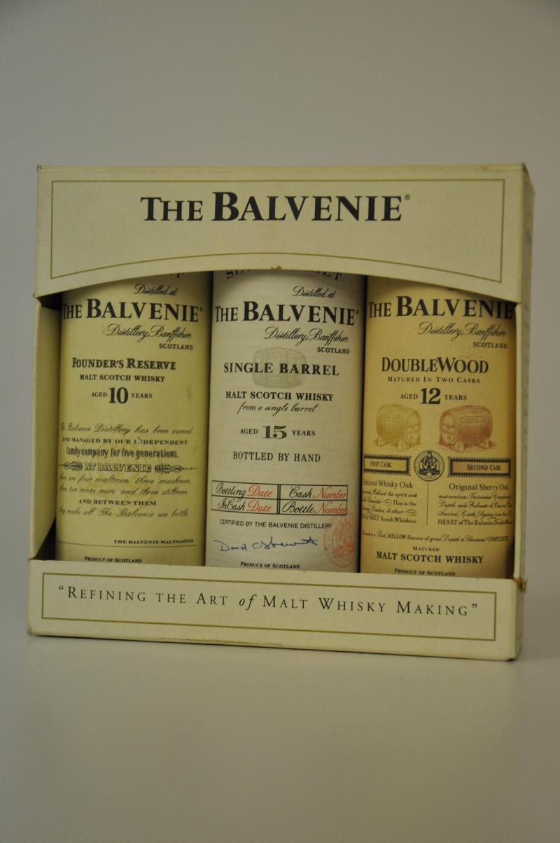 Balvenie 3 x 5cl Miniatures