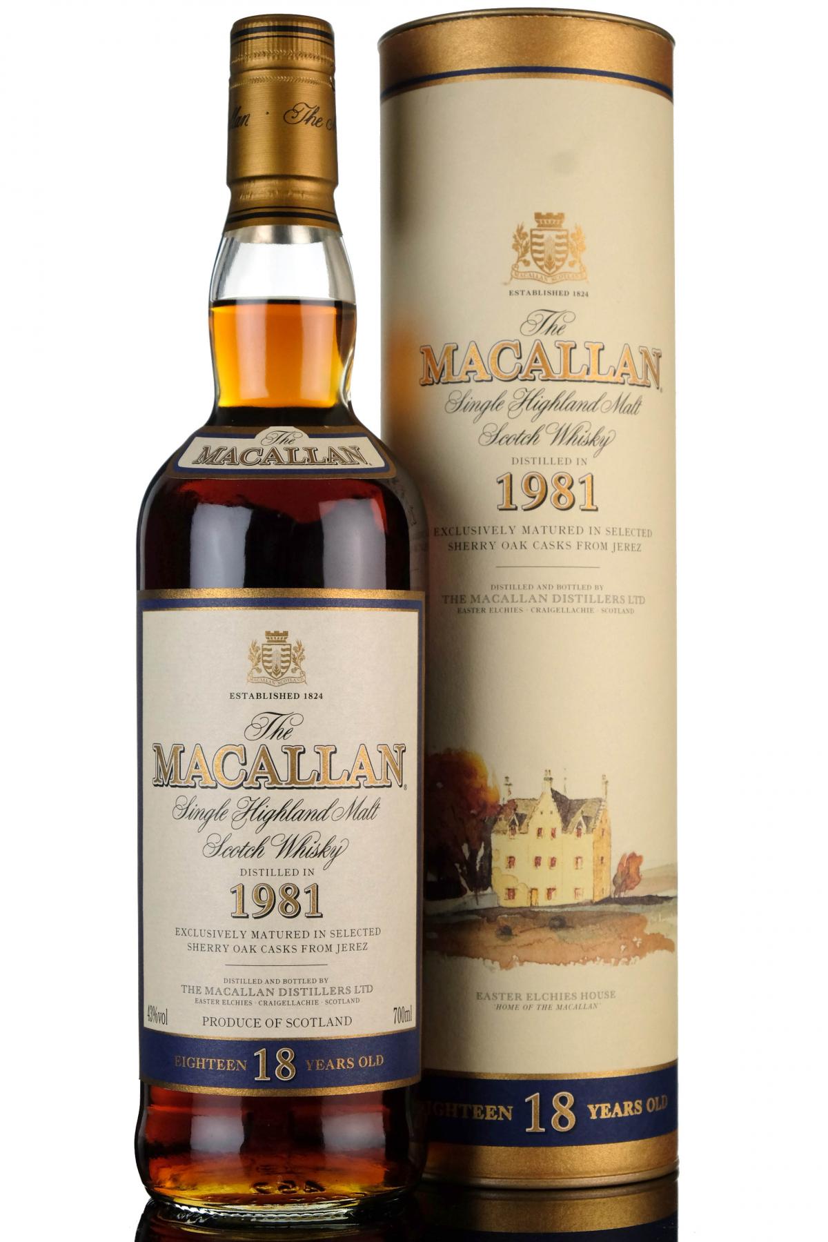 Macallan 1981 - 18 Year Old