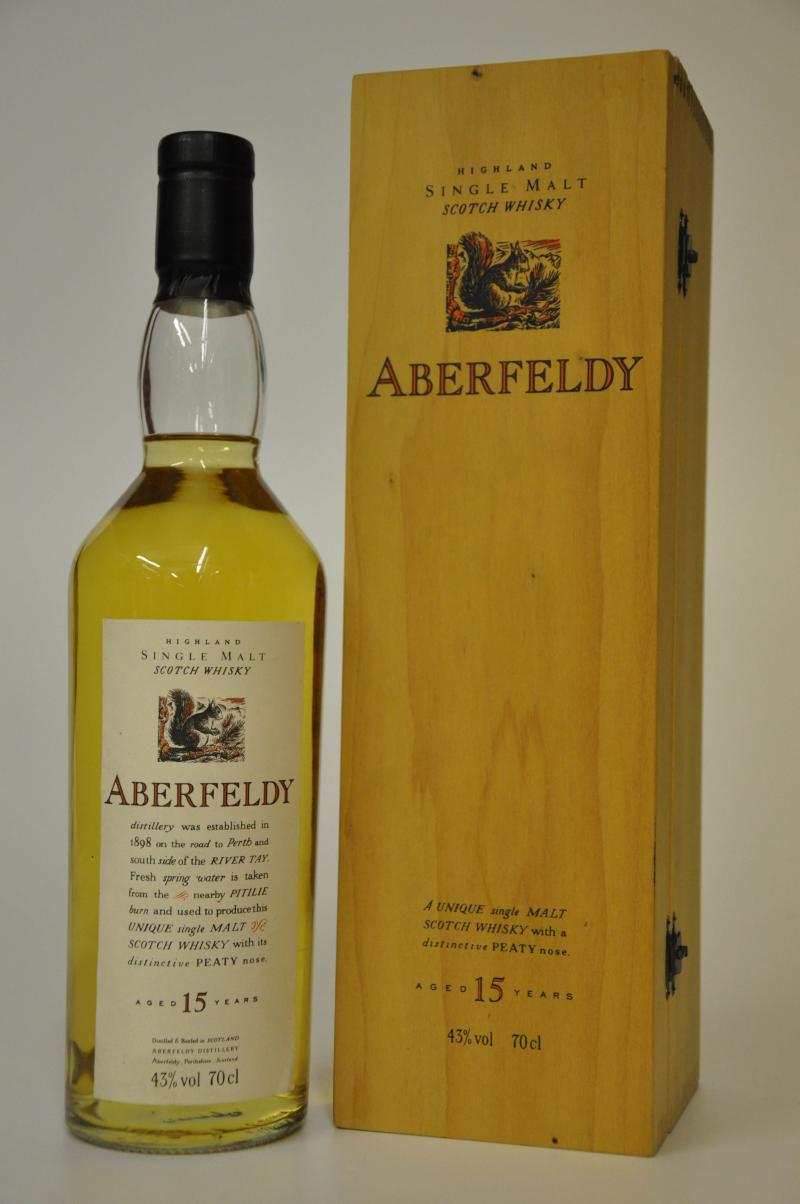 Aberfeldy 15 Year Old - Flora & Fauna - Wooden Box
