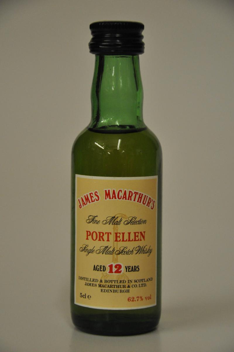 Port Ellen 12 Year Old - James MacArthur Miniature