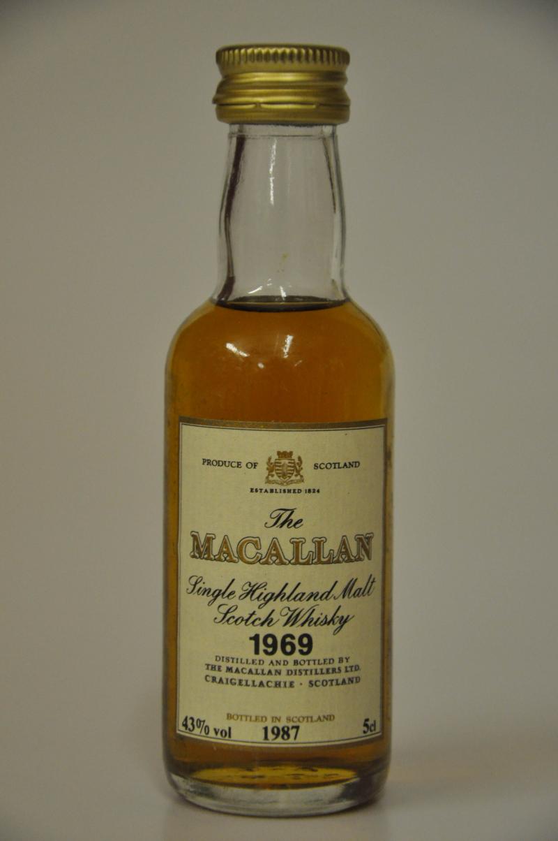 Macallan 1969-1987 - 18 Year Old - Sherry Cask - Miniature