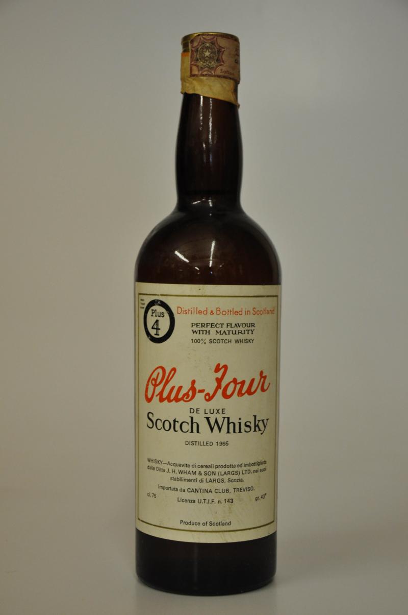 Plus 4 Distilled 1965 De Luxe Scotch Whisky