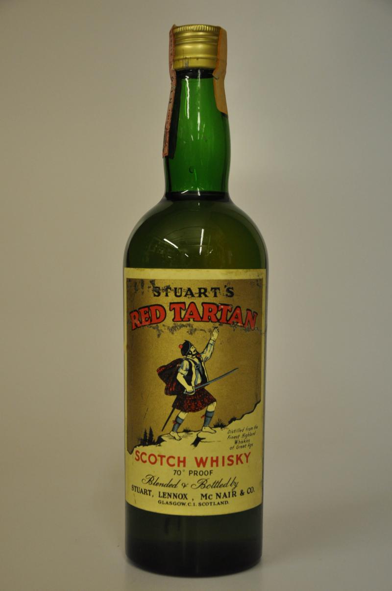 Stuart\'s Red Tartan Blended Scotch Whisky