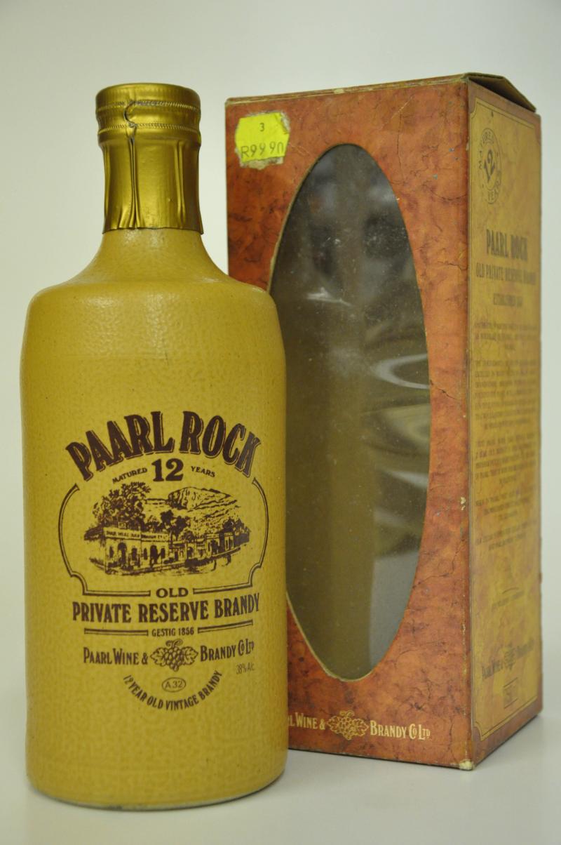 Paarl Rock 12 Year Old Brandy (South African A32)
