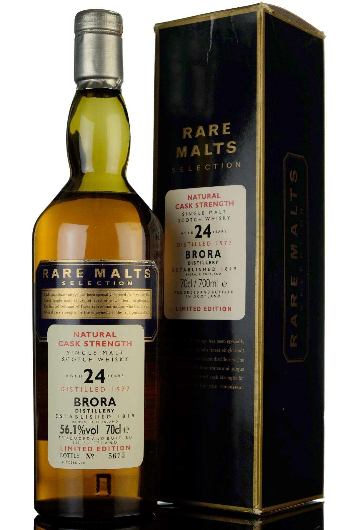 Brora 1977-2001 - 24 Year Old - Rare Malts 56.1%