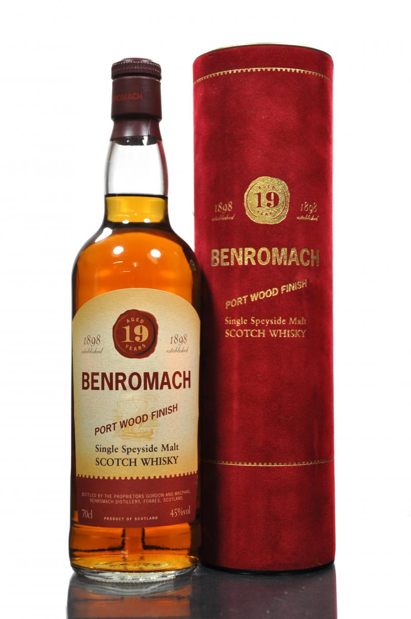 Benromach 19 Year Old - Port Wood