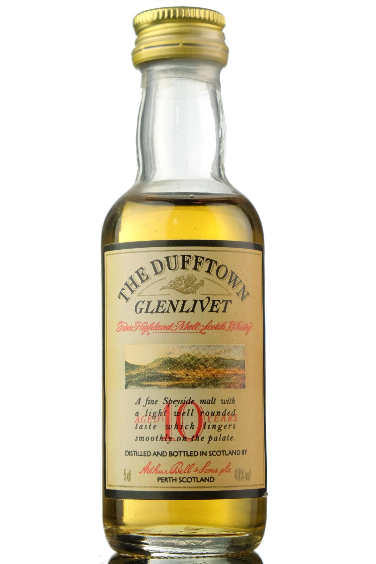 Dufftown-Glenlivet 10 Year Old Miniature