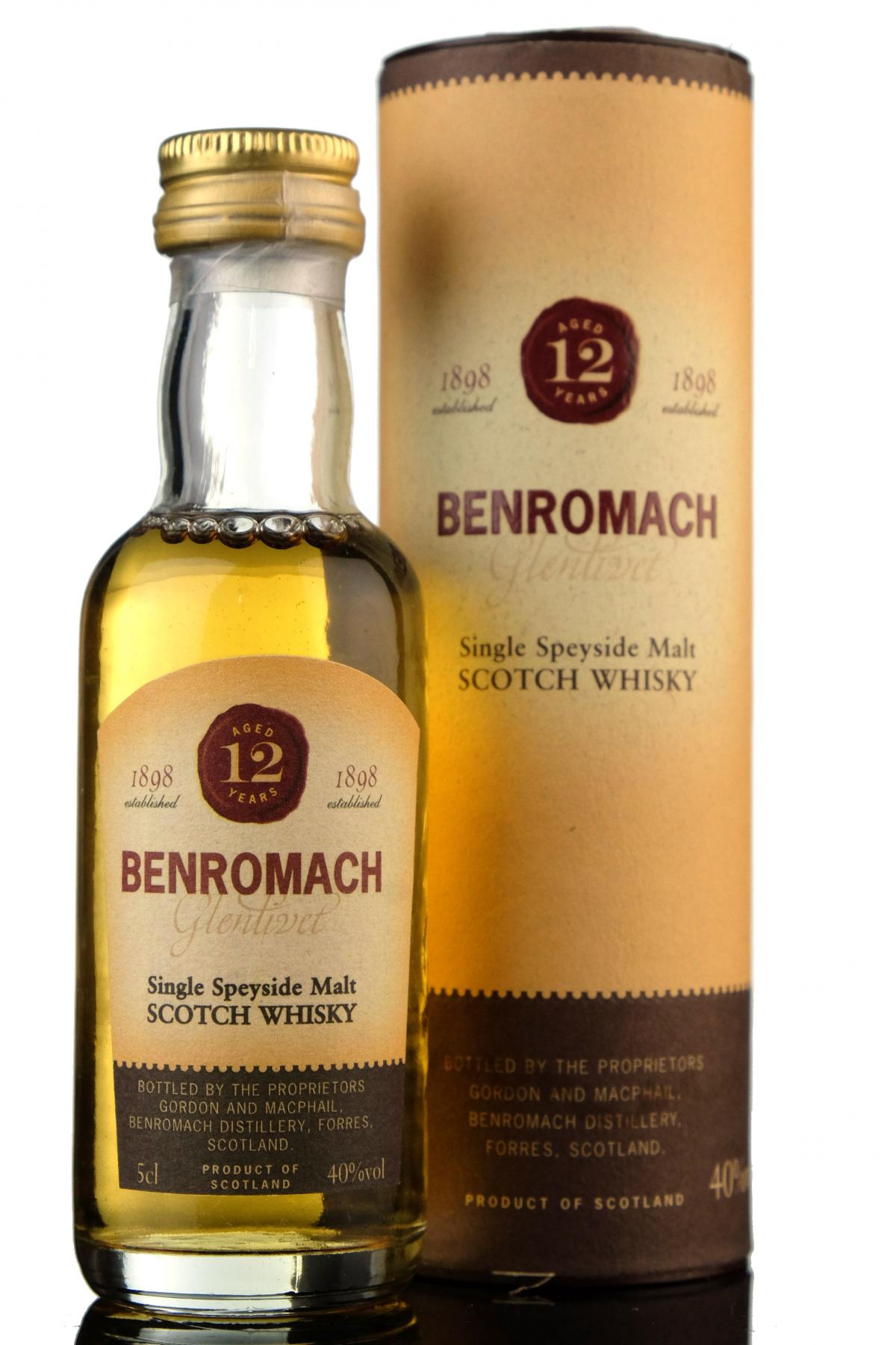 Benromach 12 Year Old Miniature