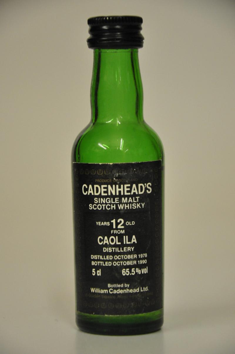 Caol Ila 1978 - 12 Year Old - Cadenhead Miniature