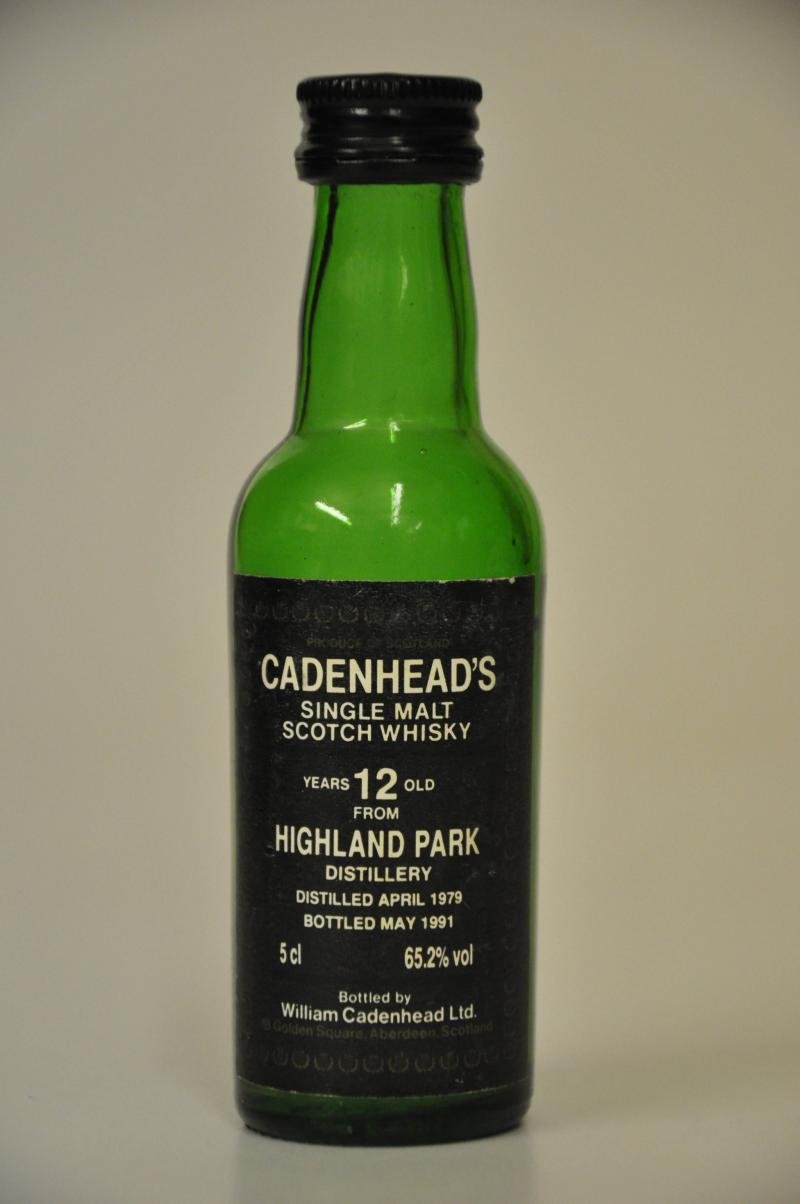 Highland Park 1979 - 12 Year Old - Cadenhead  Miniature