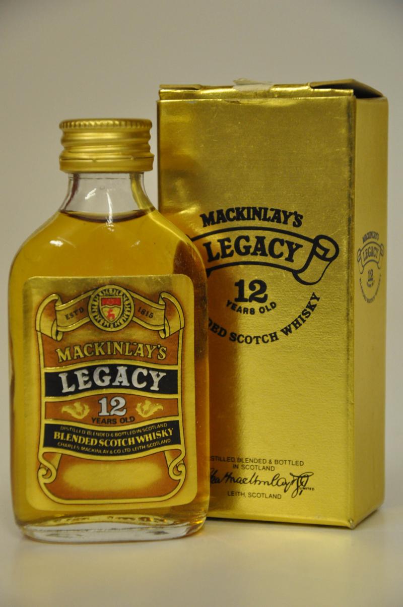 Mackinlay\'s Legacy 12 Year Old Miniature