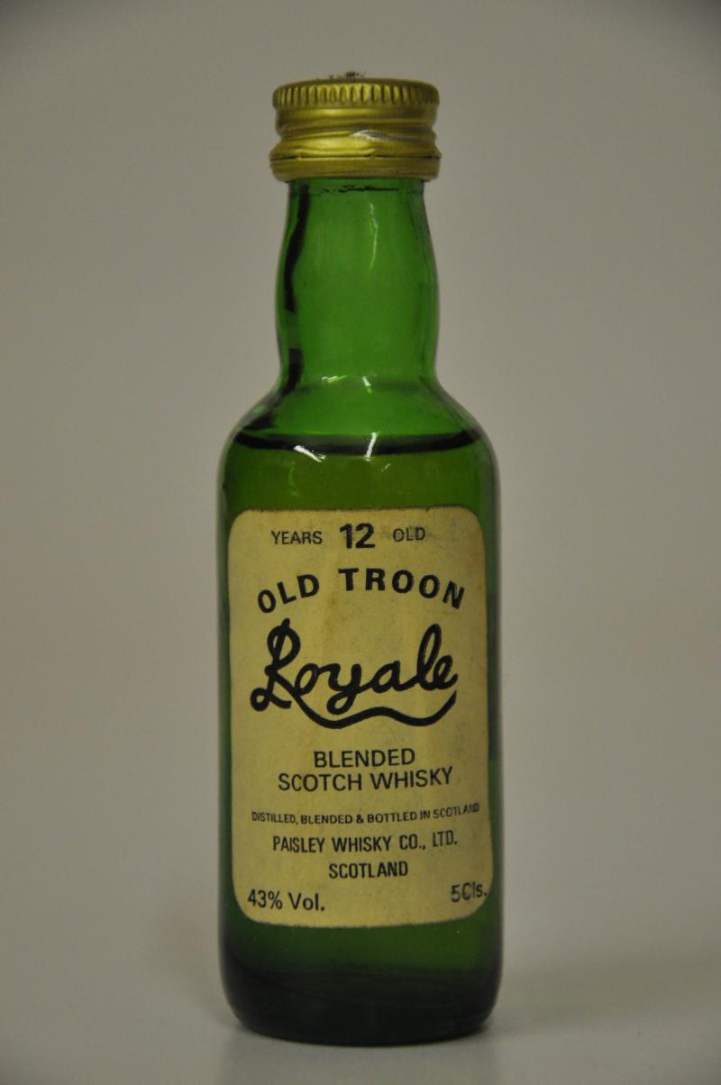 Old Troon Royale 12 Year Old Miniature