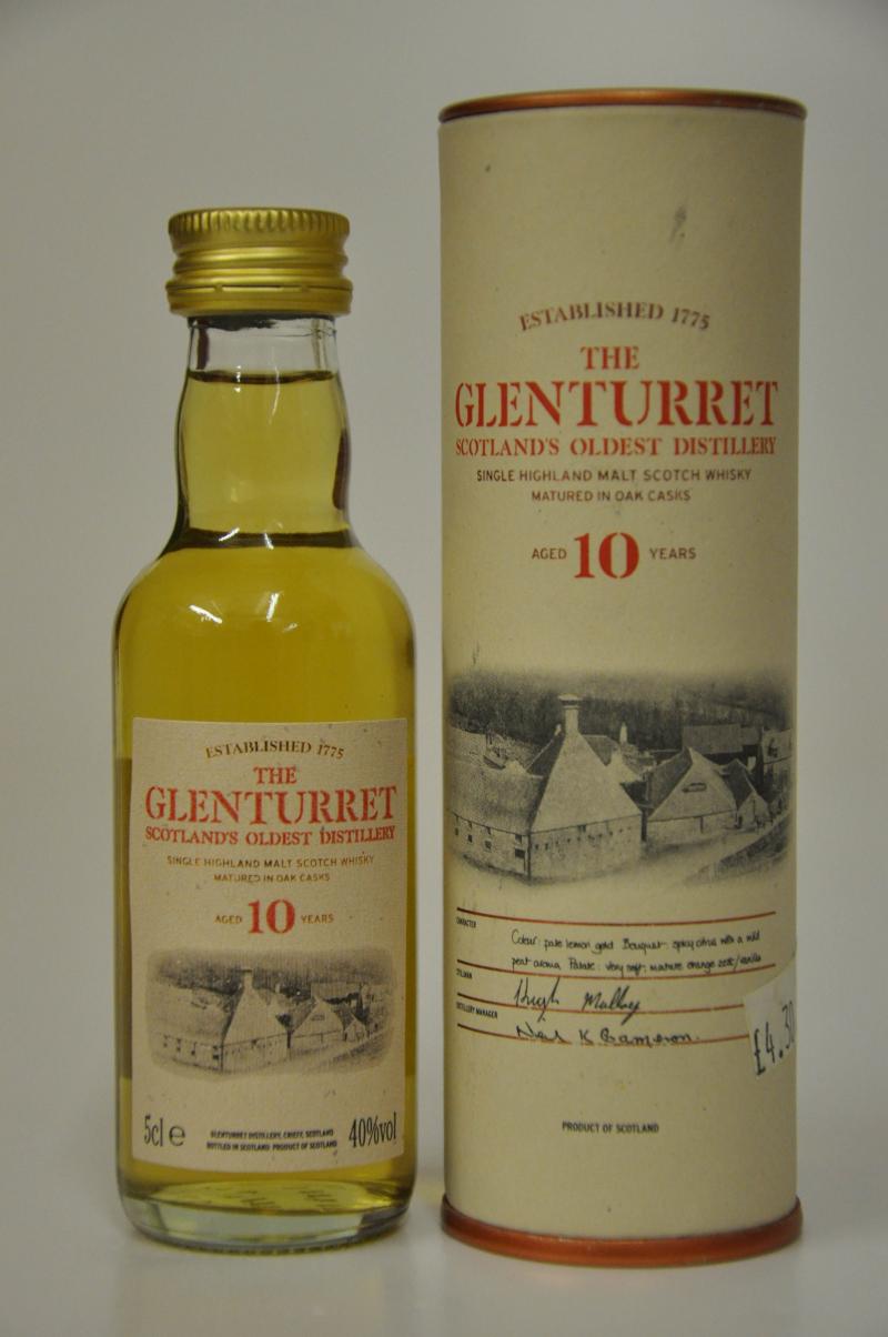 The Glenturret 10 Year Old Miniature